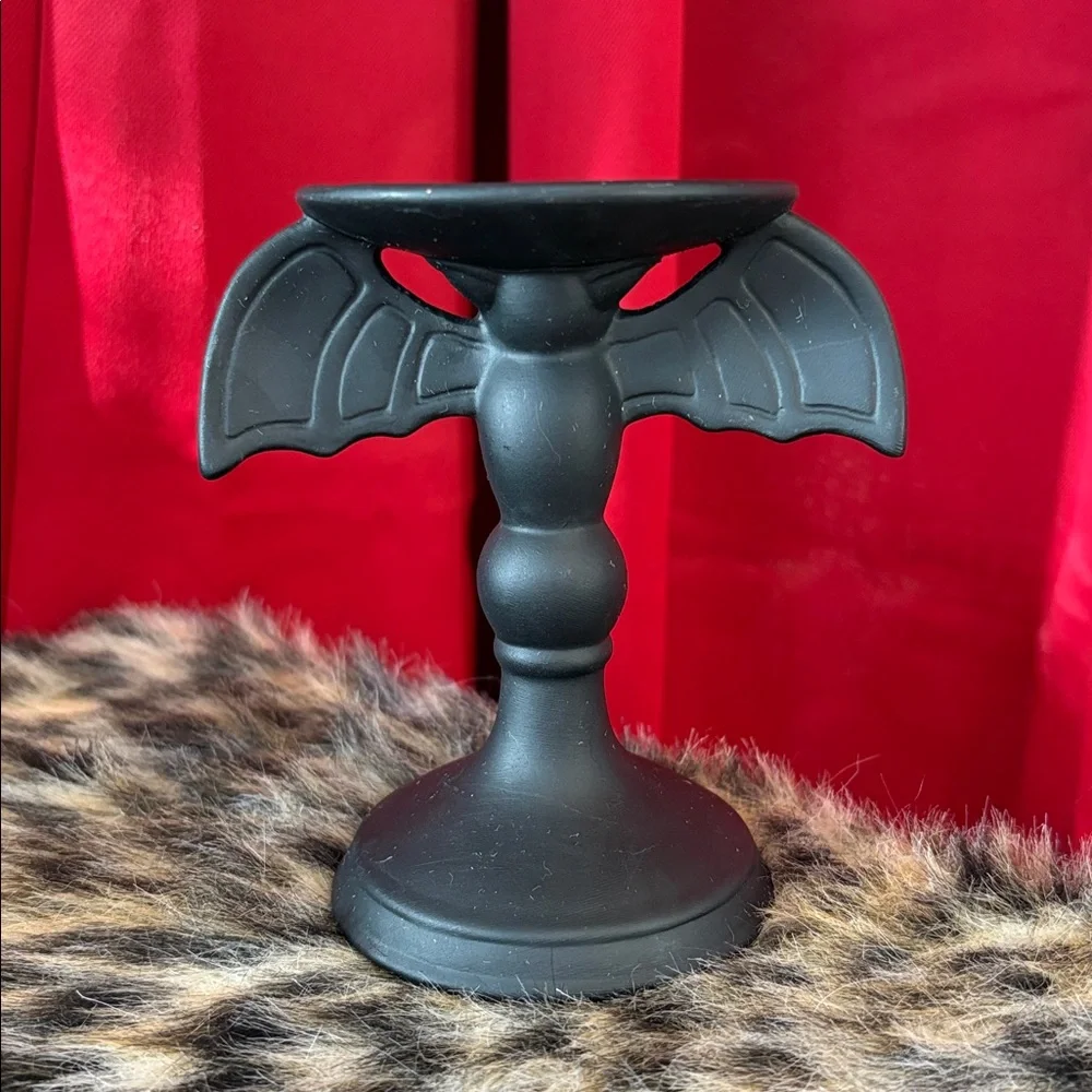 🆕HTF Target Black Bat Pedestal/Riser Candleholder